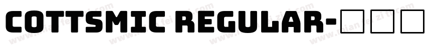 cottsmic regular字体转换